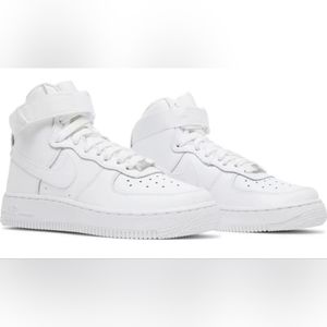 NIKE Air Force 1/High LE GS/'Triple White'/NEW IN BOX WITH TAG